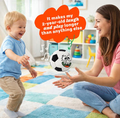 Move2Play toddler kicking ball in play showing active engagement benefit