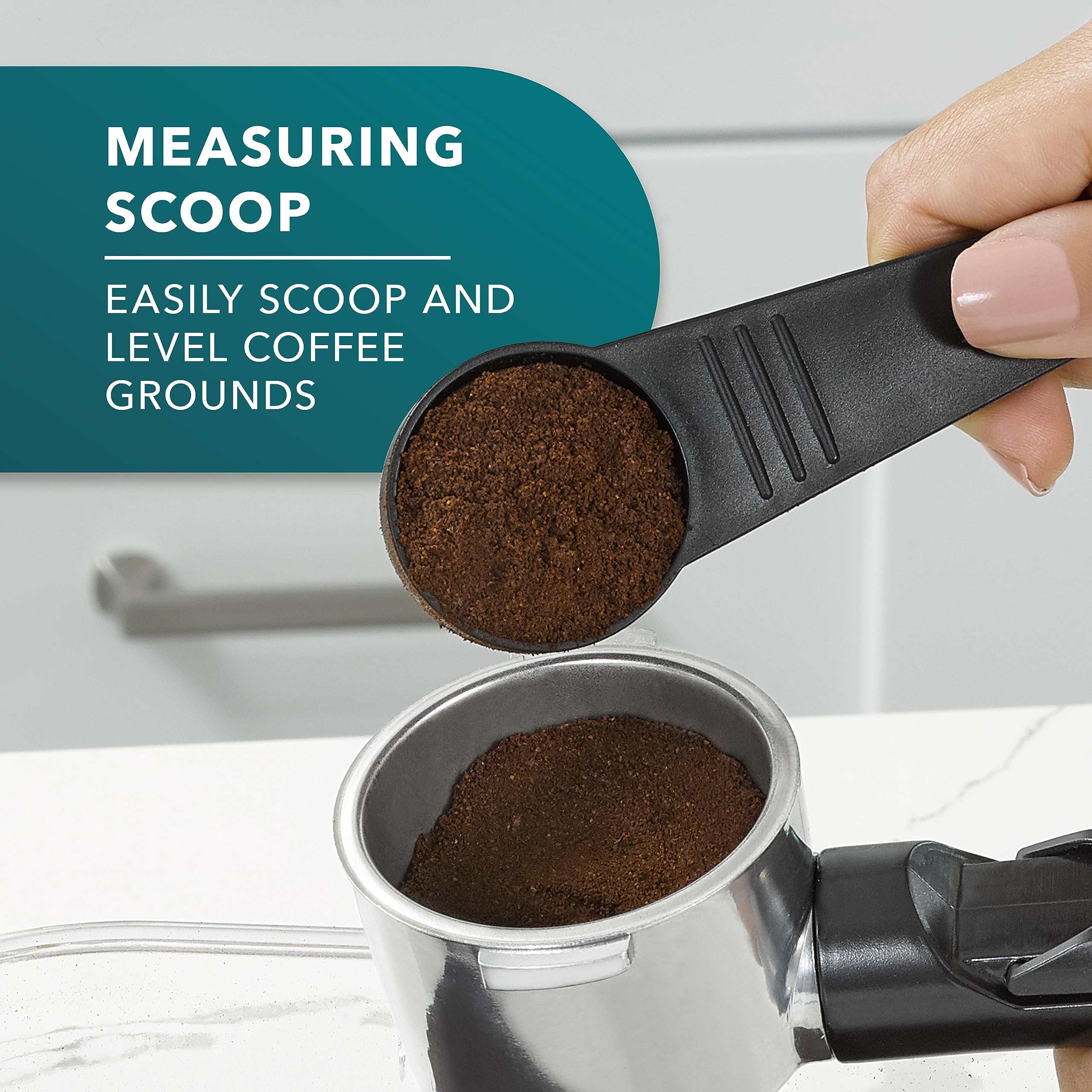 Mr. Coffee jarra de acero inoxidable para espumar leche, permite textura uniforme