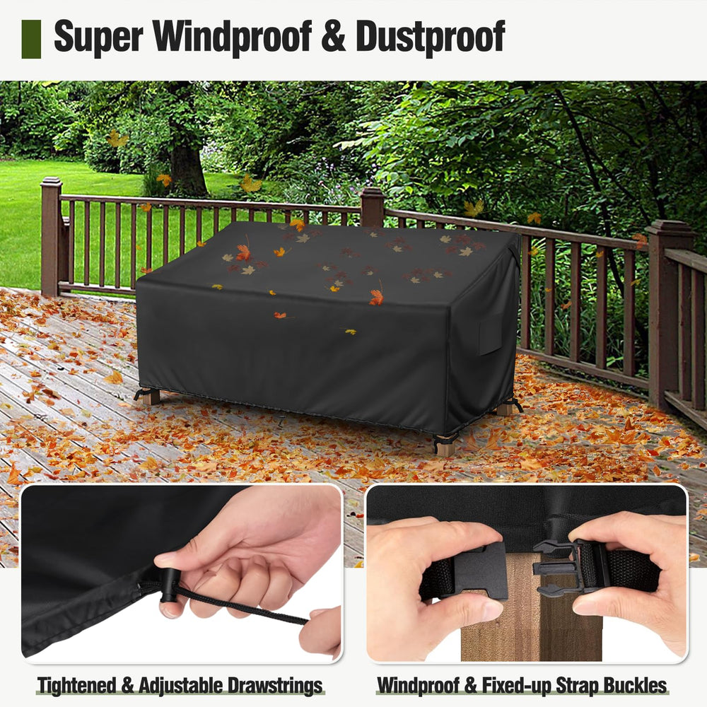 MR. COVER cover on sofa with measuring tape shows fit up to 80 inches