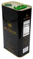Mr. Papou's aceite en cucharita resaltando color y aroma fresco