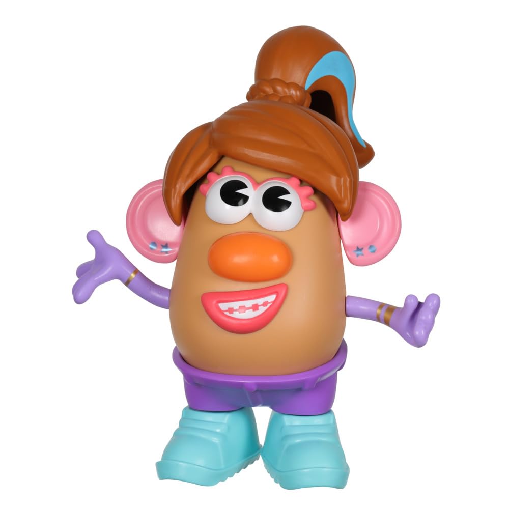 Mr. Potato Head niño jugando montando expresiones para desarrollar motricidad