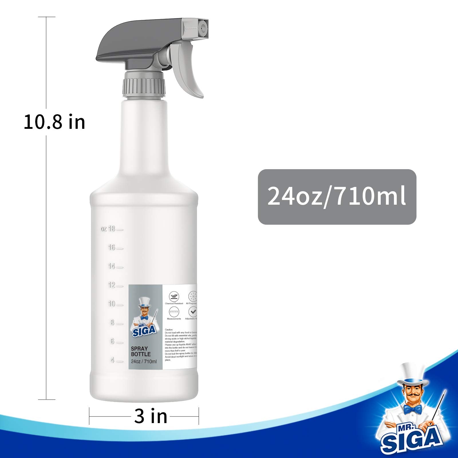 MR.SIGA detalle del cabezal y gatillo antirroble con durabilidad superior