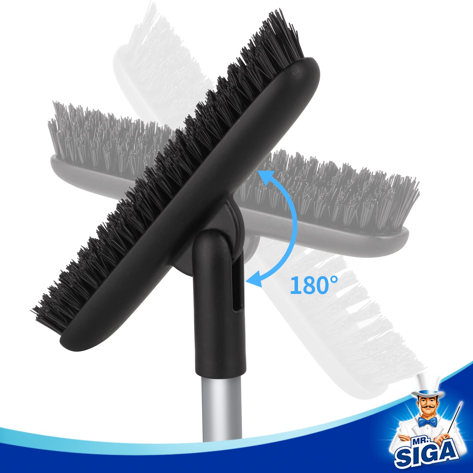 MR.SIGA empuñadura de espuma para mayor confort y control al frotar