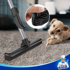 MR.SIGA borde squeegee retirando líquidos en cocina sin rayas