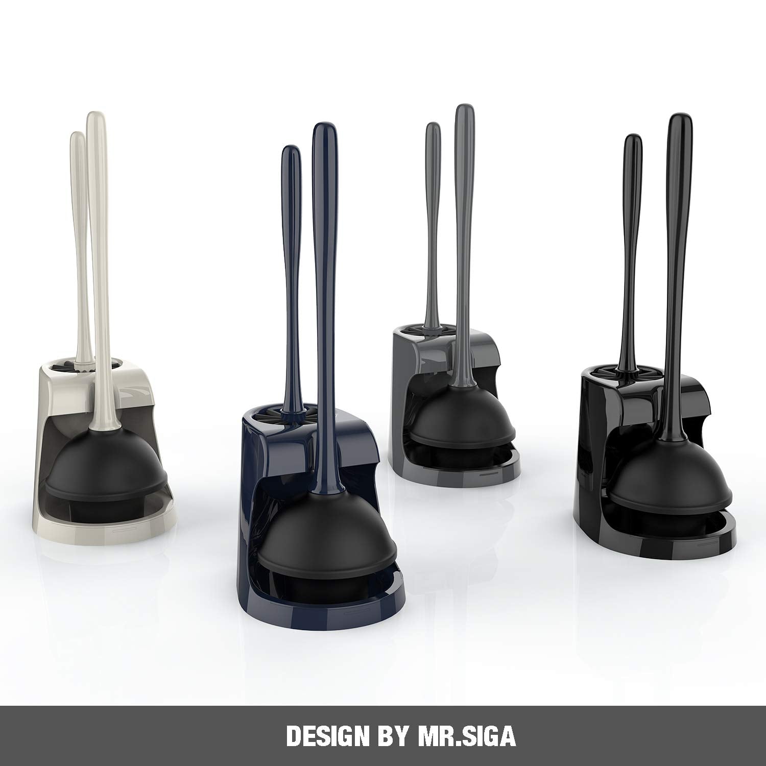 MR.SIGA holder drip tray detail capturing water and reducing mess benefit