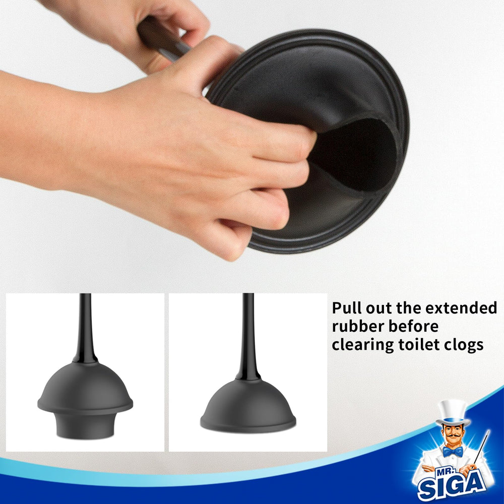 MR.SIGA mango ergonómico con agarre cómodo para mayor control