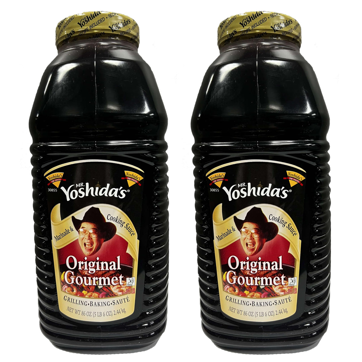 Mr. Yoshida's frente de la botella mostrando etiqueta y volumen