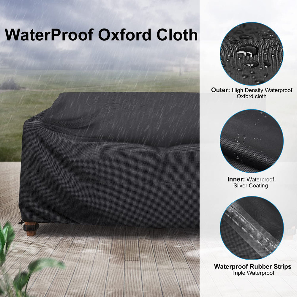 Mrrihand cord-lock hem tightened to secure cover against wind