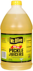 Mt. Olive botella frontal 64 fl oz mostrando etiqueta y volumen beneficioso