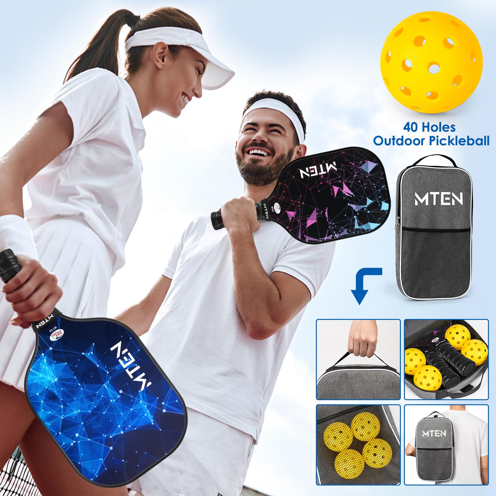 MTEN detalle del grip ventilado que evita resbalones y mejora agarre