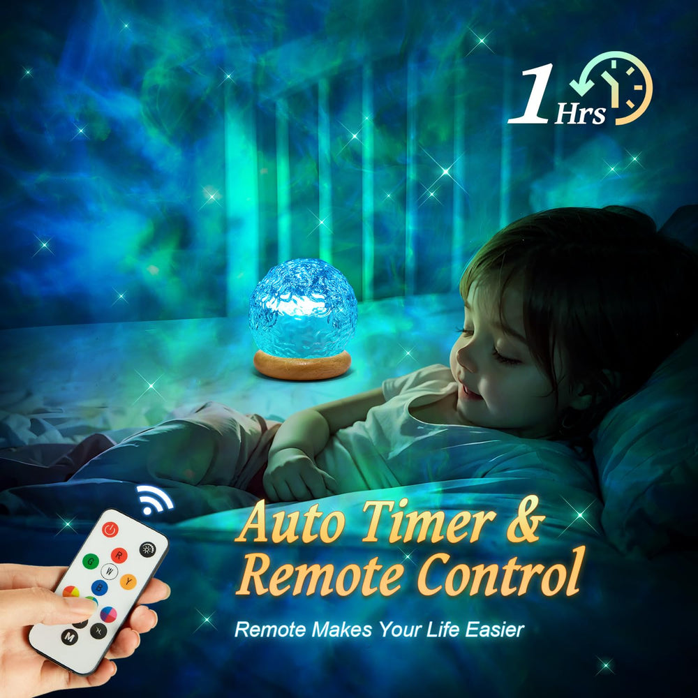 Mubarek lámpara en mesita de noche, crea atmósfera ideal para dormir