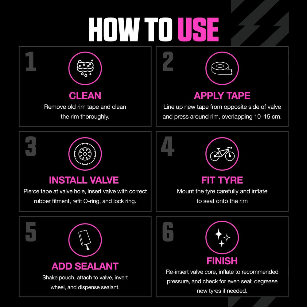 Muc-Off comparación de tamaños 1L y 140ml para ahorro y refill