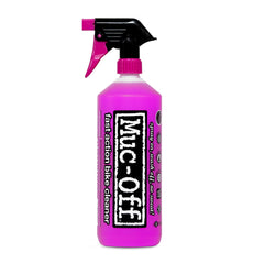 Muc-Off envase frontal mostrando diseño rosa y facilidad de uso