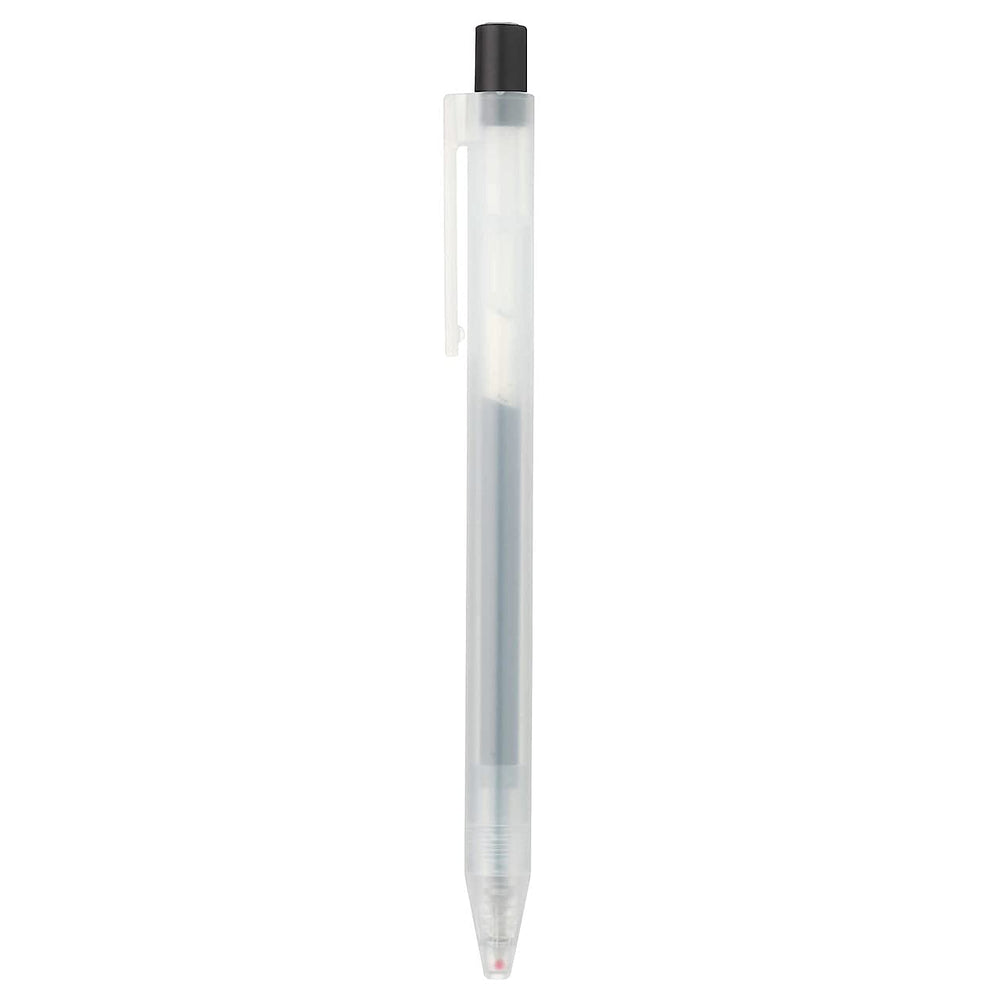 MUJI punta 0.5 mm y textura de tinta gel para trazos precisos