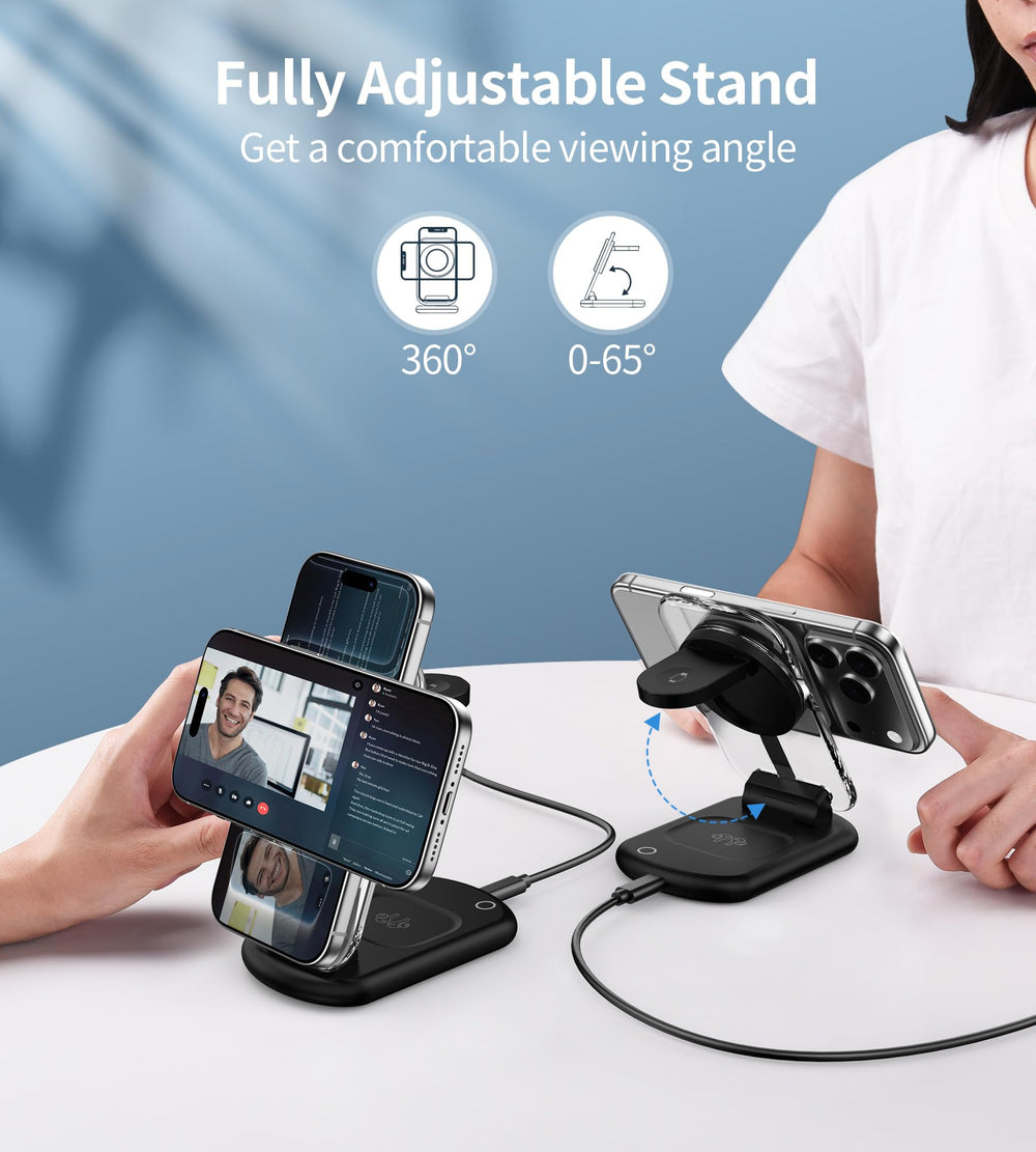 Mukiya adaptador QC 3.0 y cable USB incluidos para carga rápida y fiable