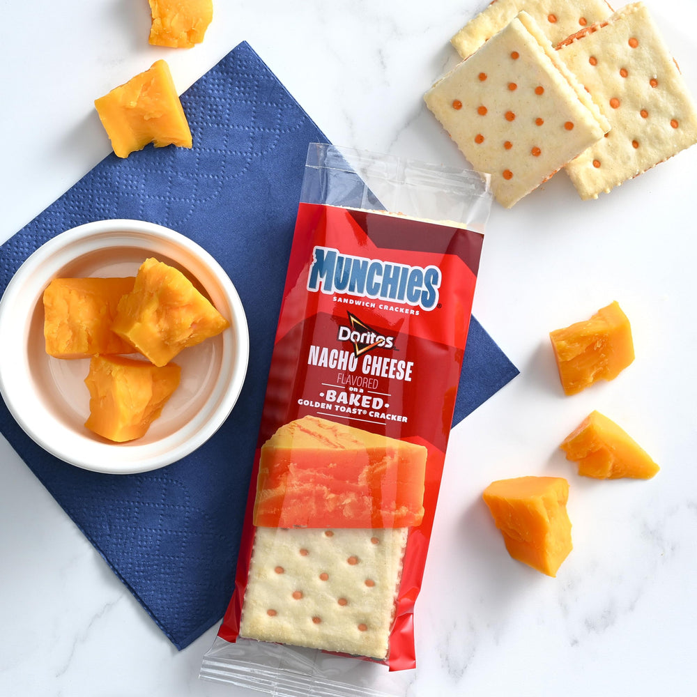 Munchies en lonchera escolar listos para snack rápido y porciones controladas