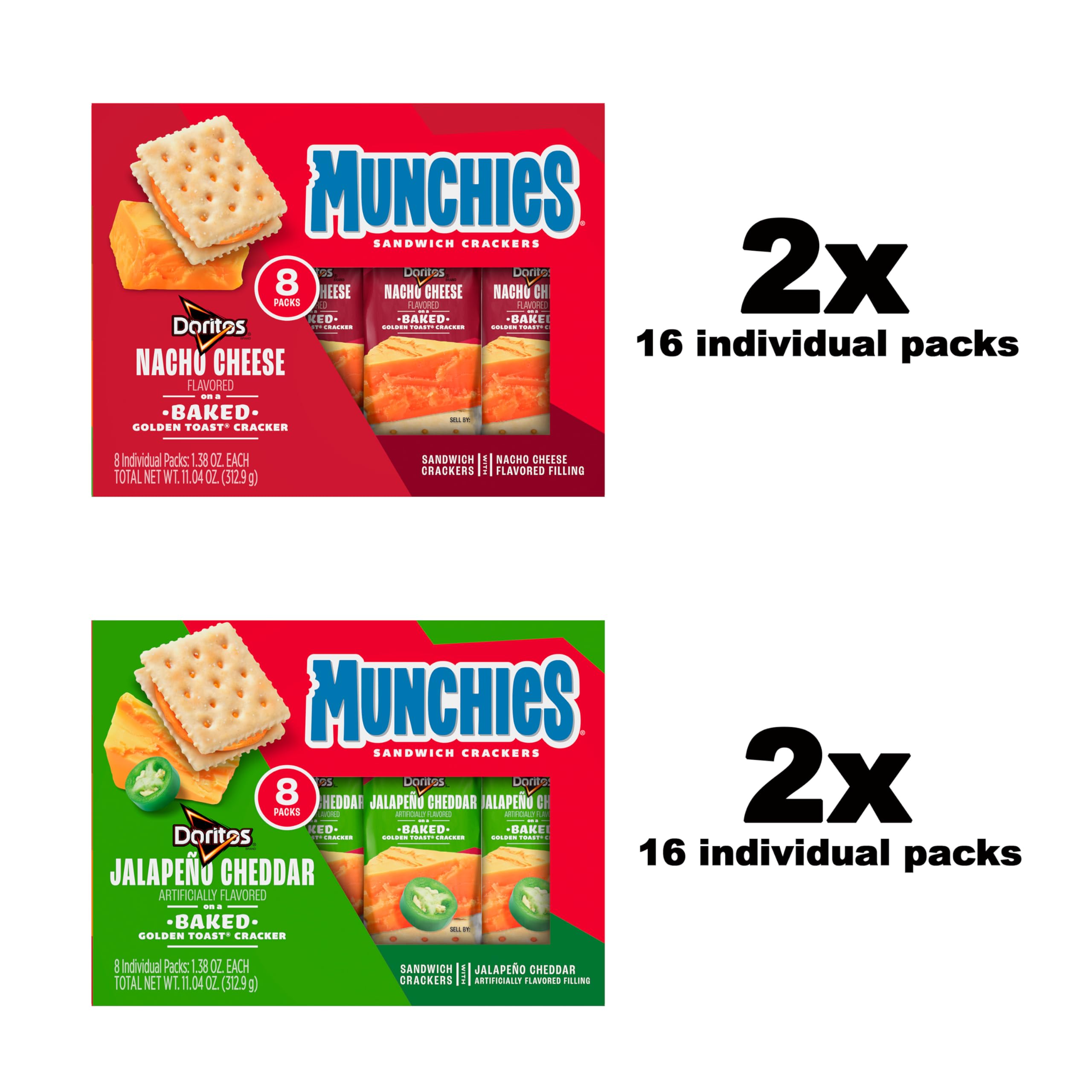 Munchies primer plano de sleeve mostrando textura horneada y sello fácil