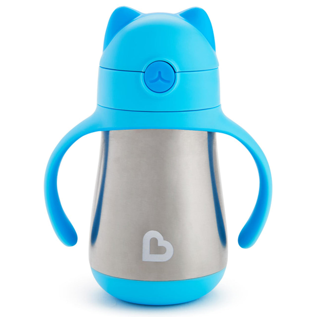 Munchkin vaso Cool Cat frente azul muestra diseño y capacidad