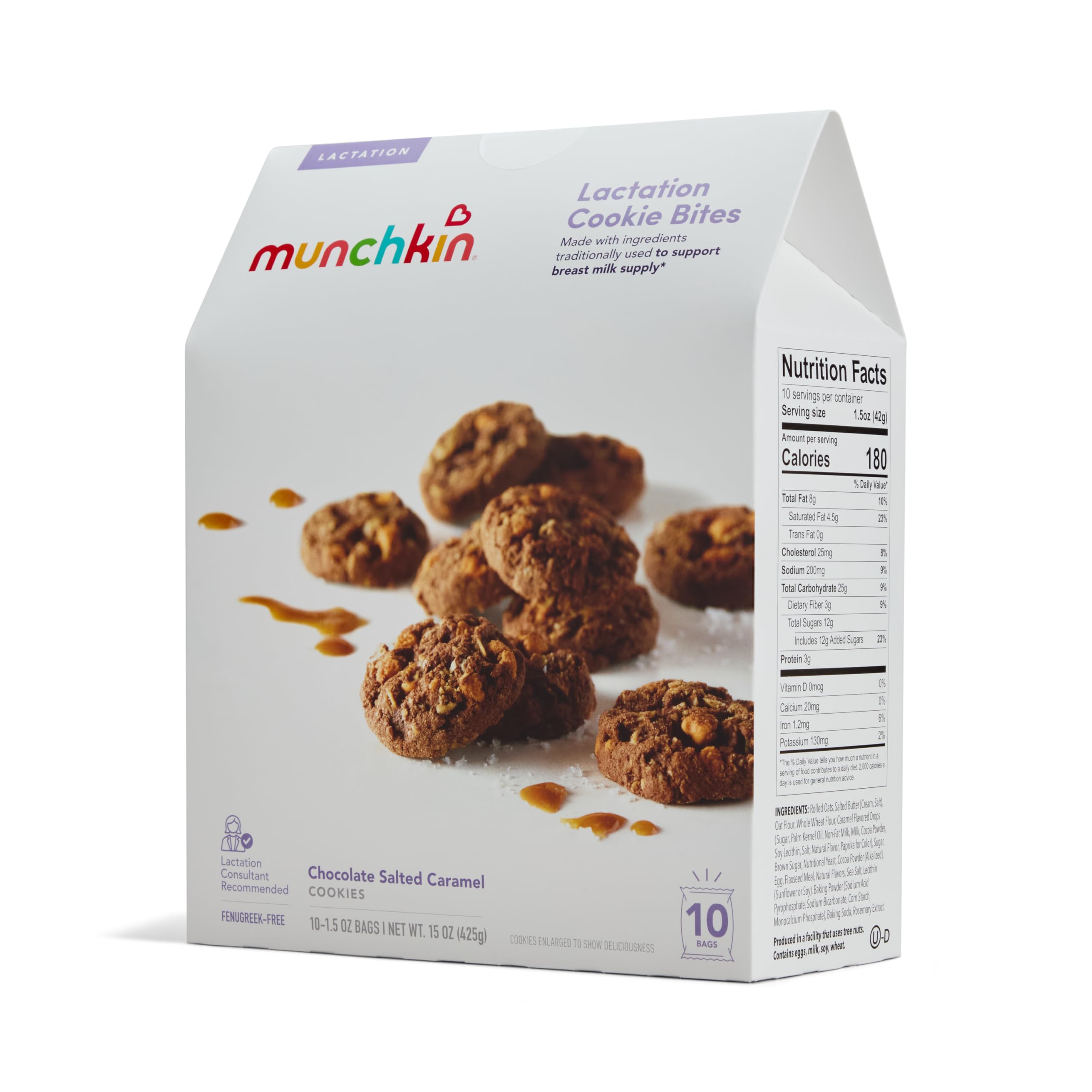 Munchkin detalle de etiqueta nutricional para información clara y transparente