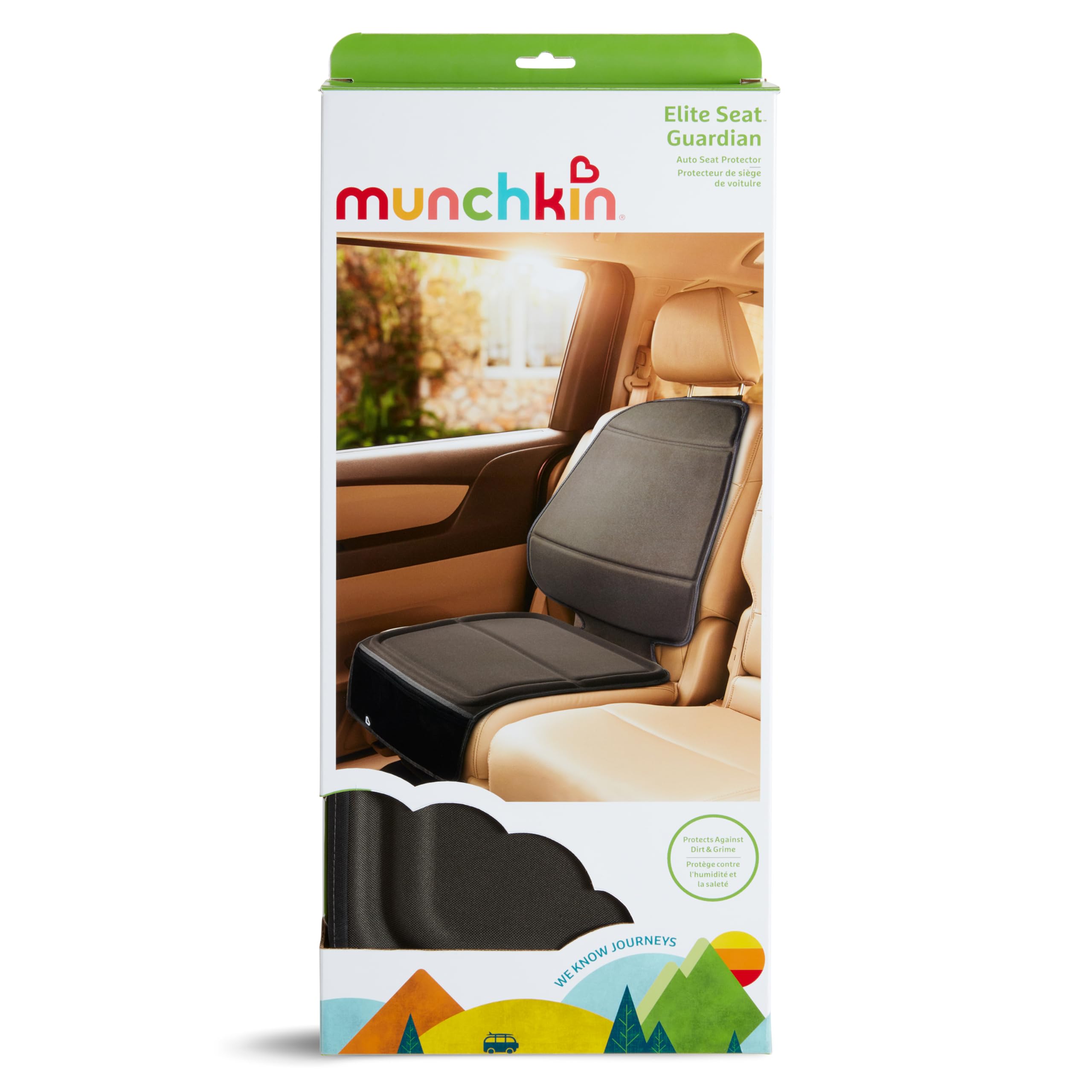 Munchkin mat kick protegiendo respaldo contra zapatos y rozaduras