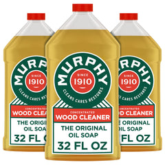 Murphy botella pack frontal mostrando tres envases y limpieza eficiente