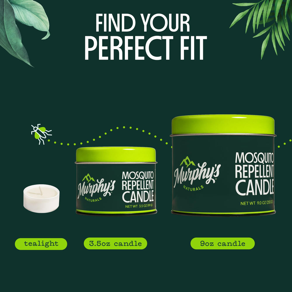 Murphy's Naturals primer plano de la etiqueta con lista de aceites esenciales
