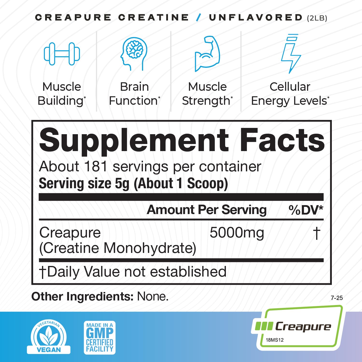 Muscle Feast Creapure mezclado en batido, aporta energía para entrenamientos intensos