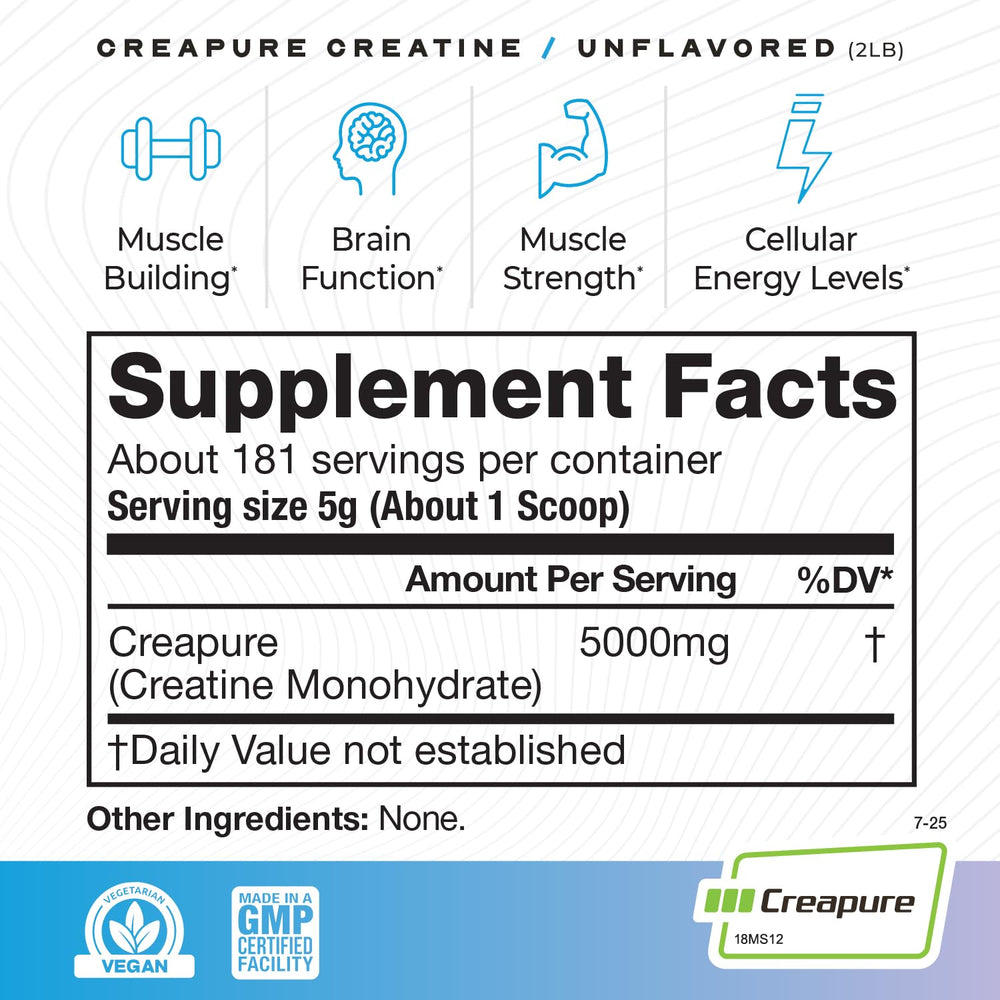 Muscle Feast Creapure mezclado en batido, aporta energía para entrenamientos intensos