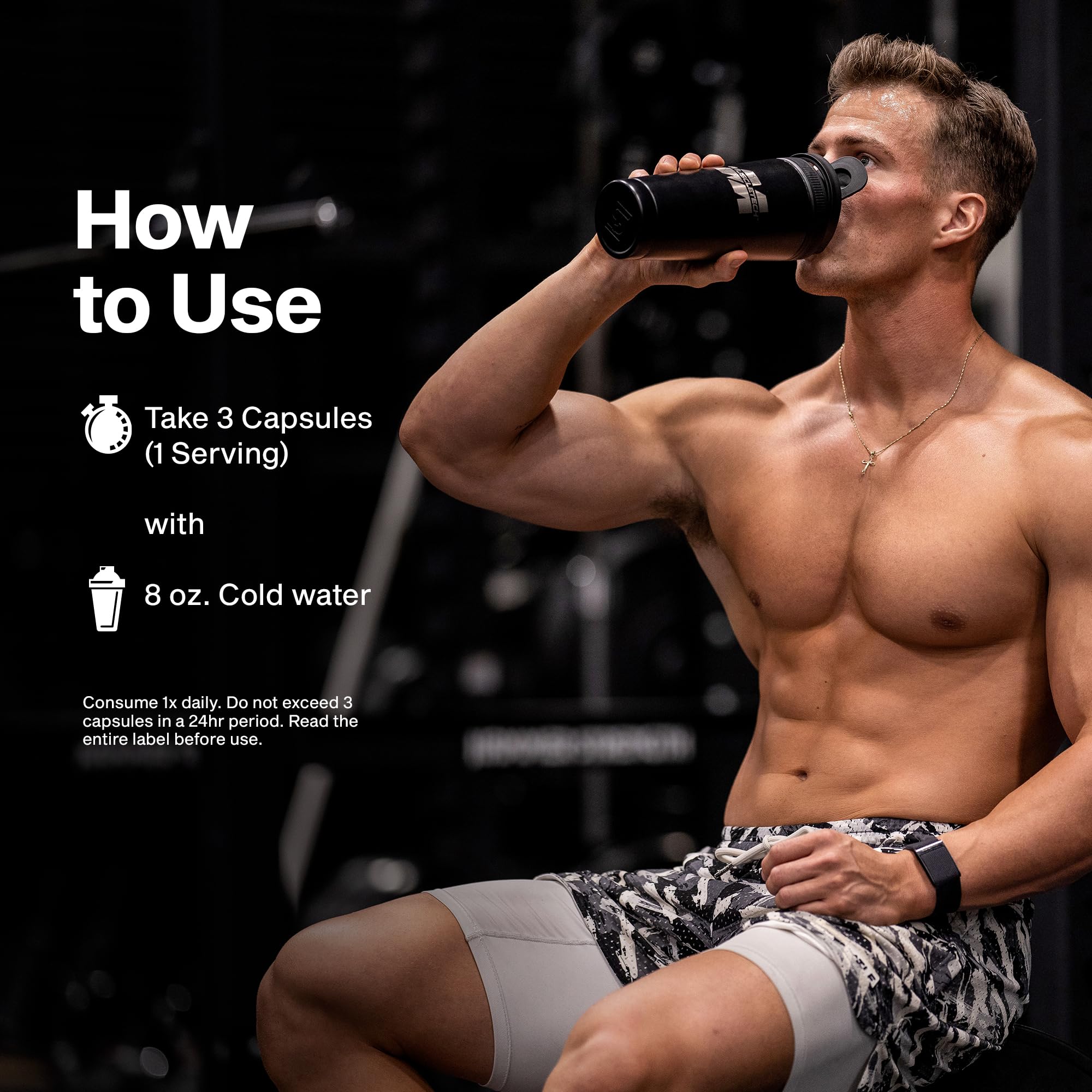 MuscleTech suplemento AlphaTest Thermo en contexto de gimnasio y rendimiento