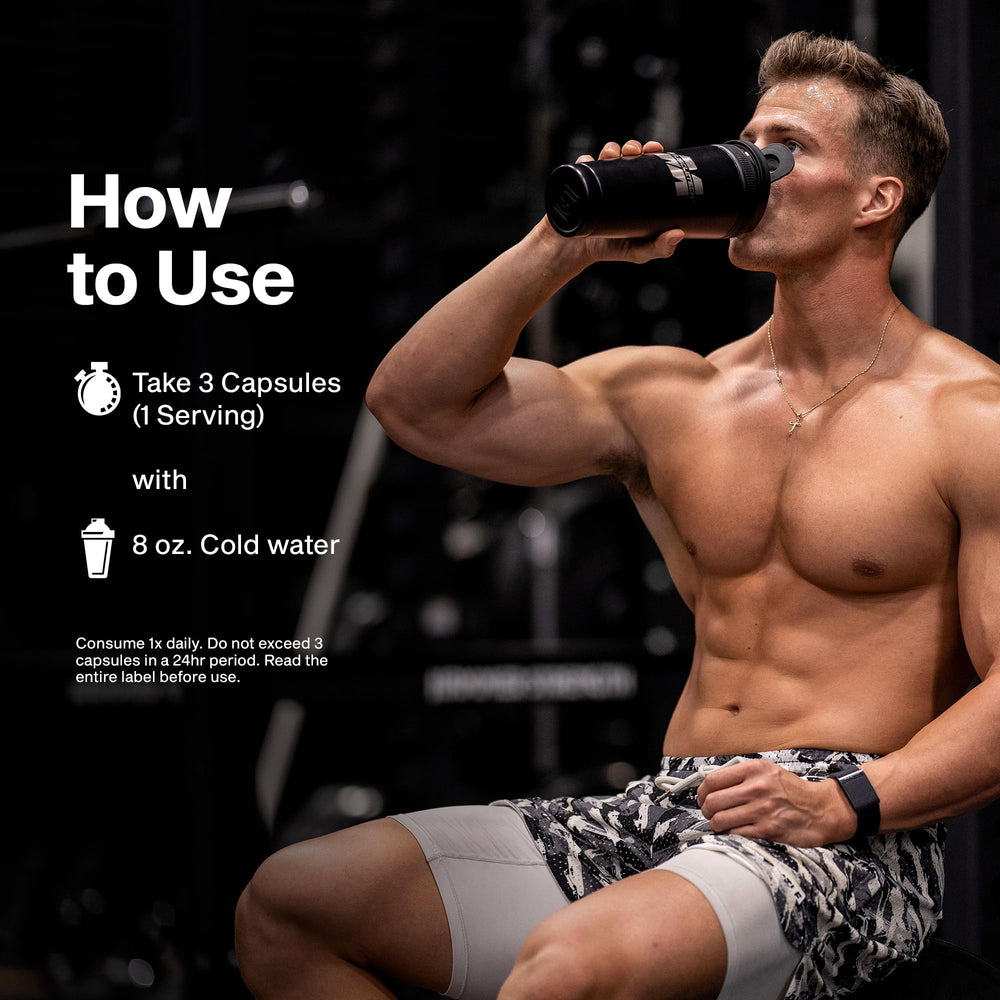 MuscleTech suplemento AlphaTest Thermo en contexto de gimnasio y rendimiento
