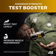 MuscleTech AlphaTest detalle de cápsulas para apreciar textura y tamaño