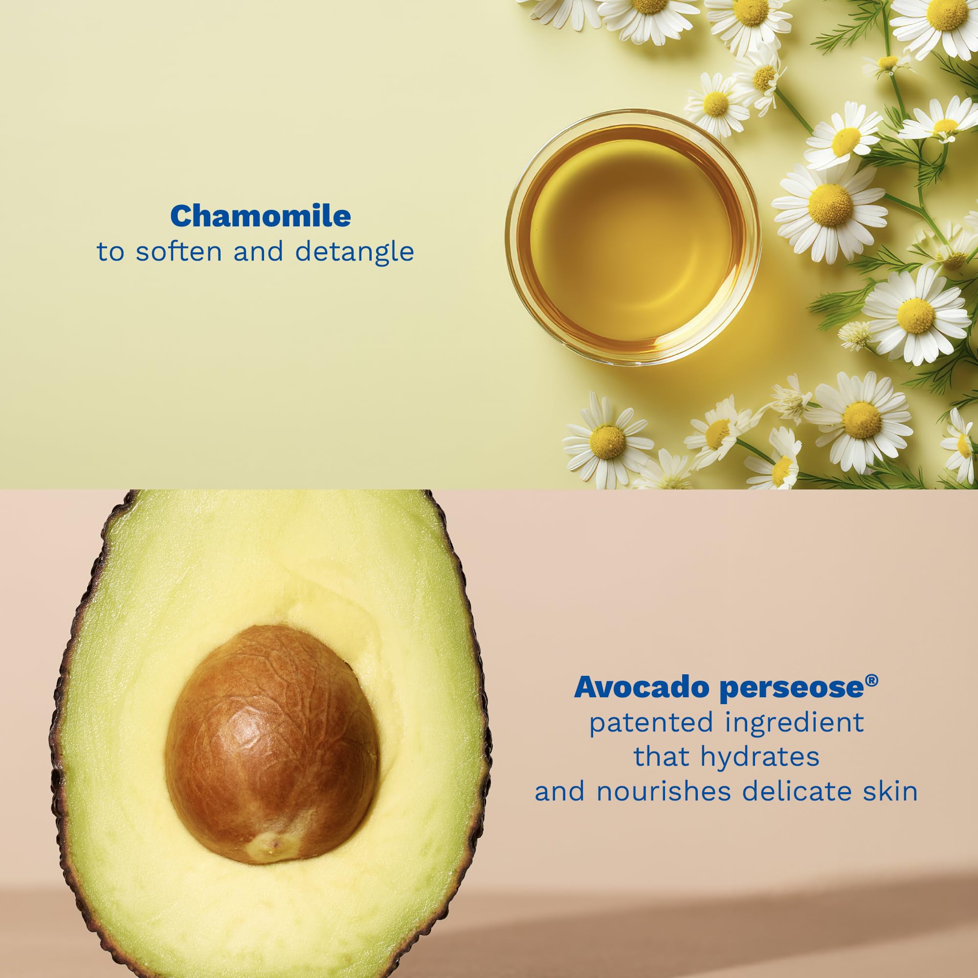 Mustela avocado ingredient close-up highlighting natural Perseose protection