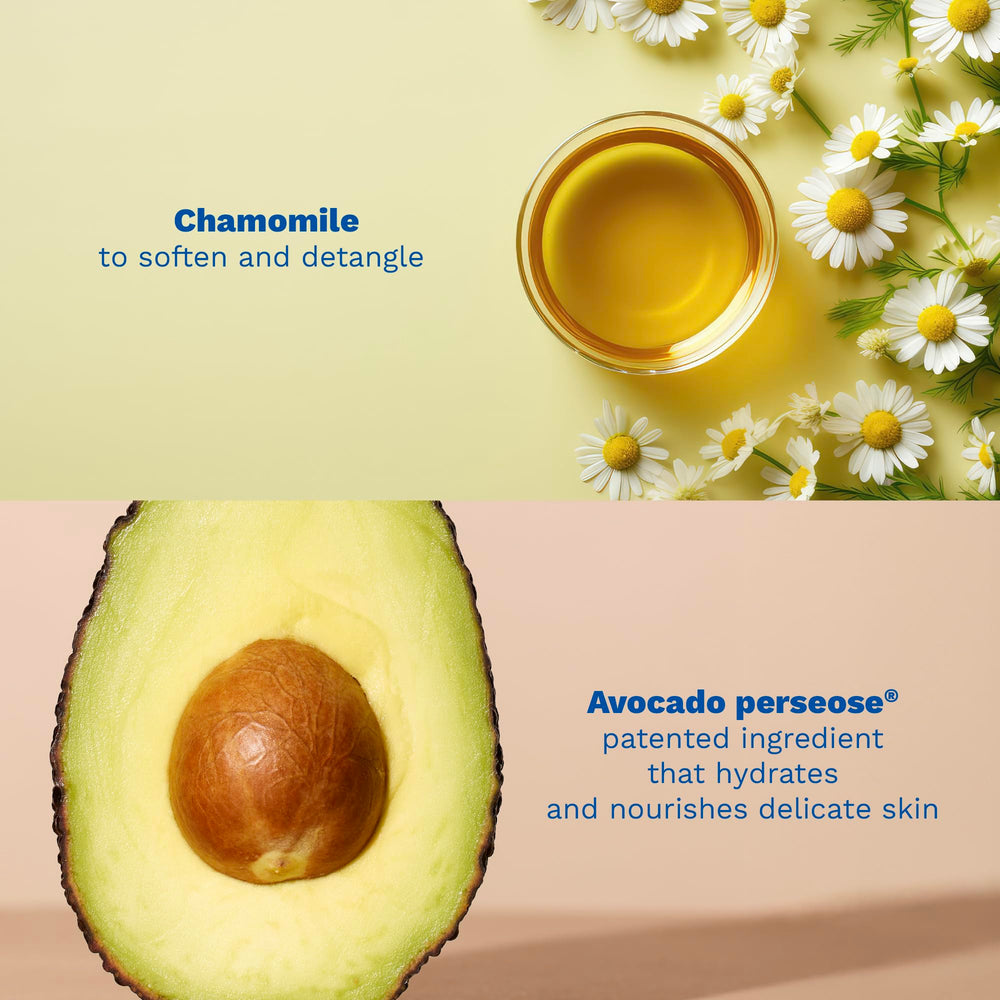 Mustela avocado ingredient close-up highlighting natural Perseose protection