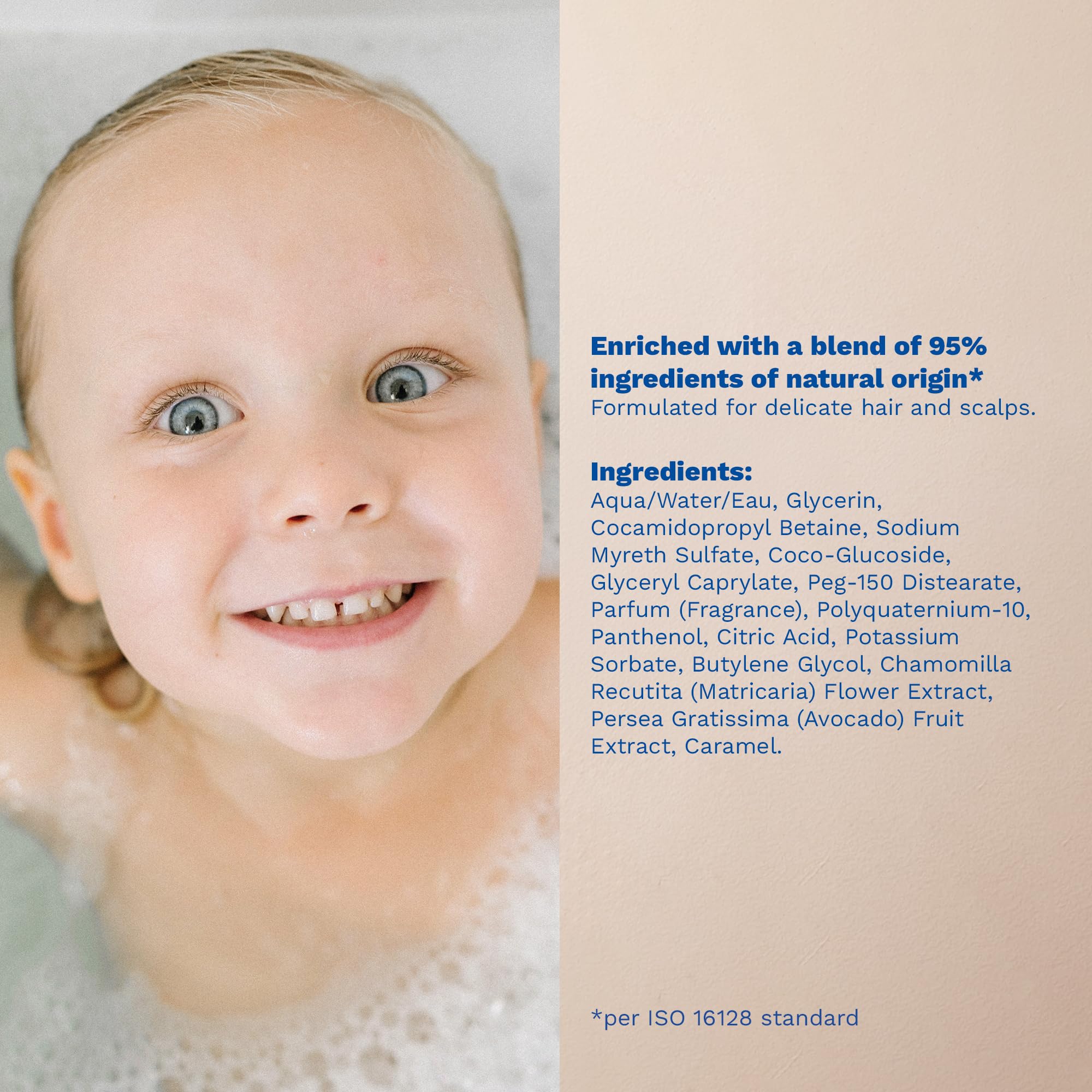 Mustela bathroom lifestyle scene showing calm bath time and parent ease