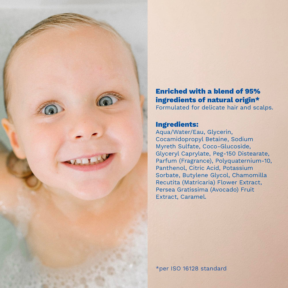 Mustela bathroom lifestyle scene showing calm bath time and parent ease