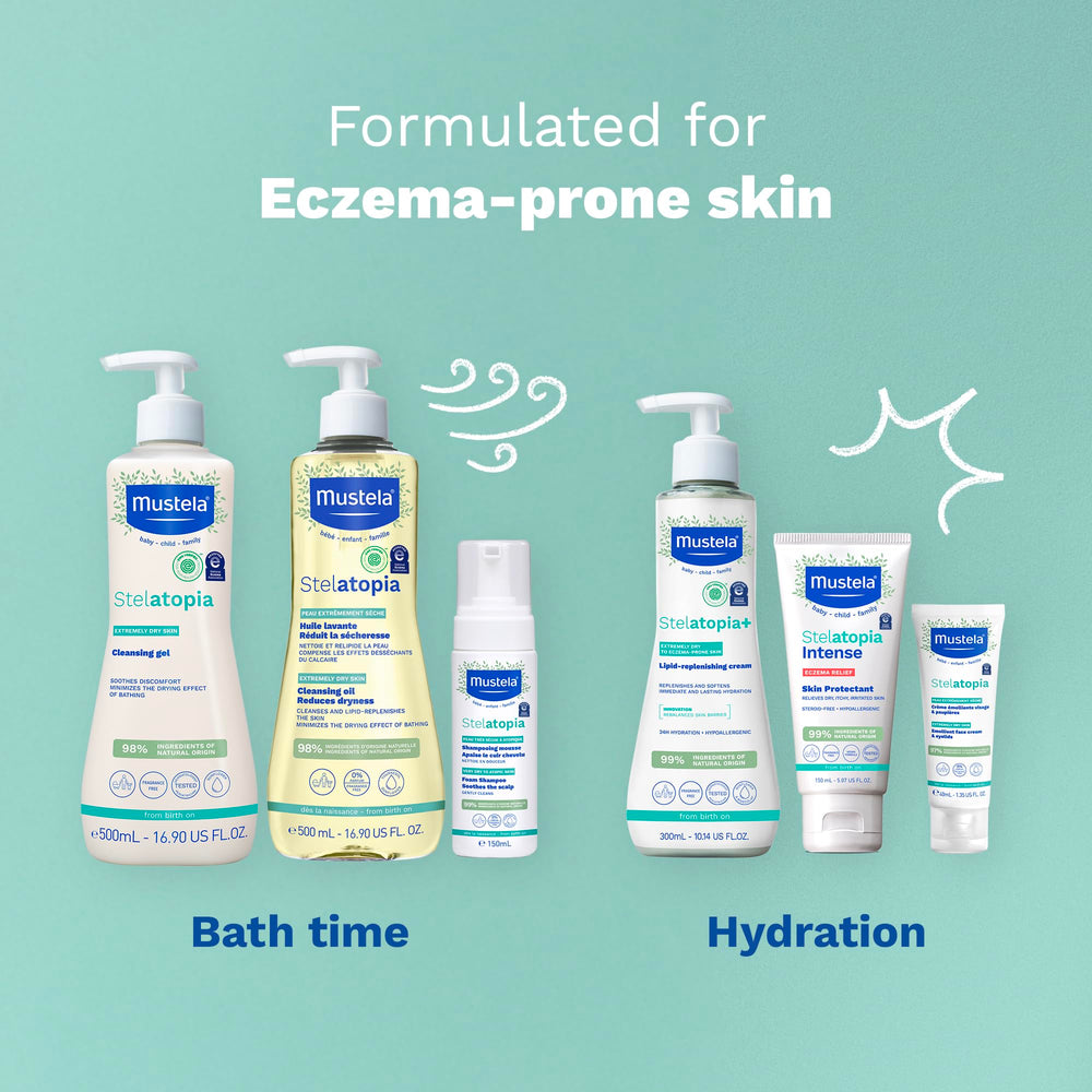 Mustela cierre del tubo que garantiza dosificación higiénica