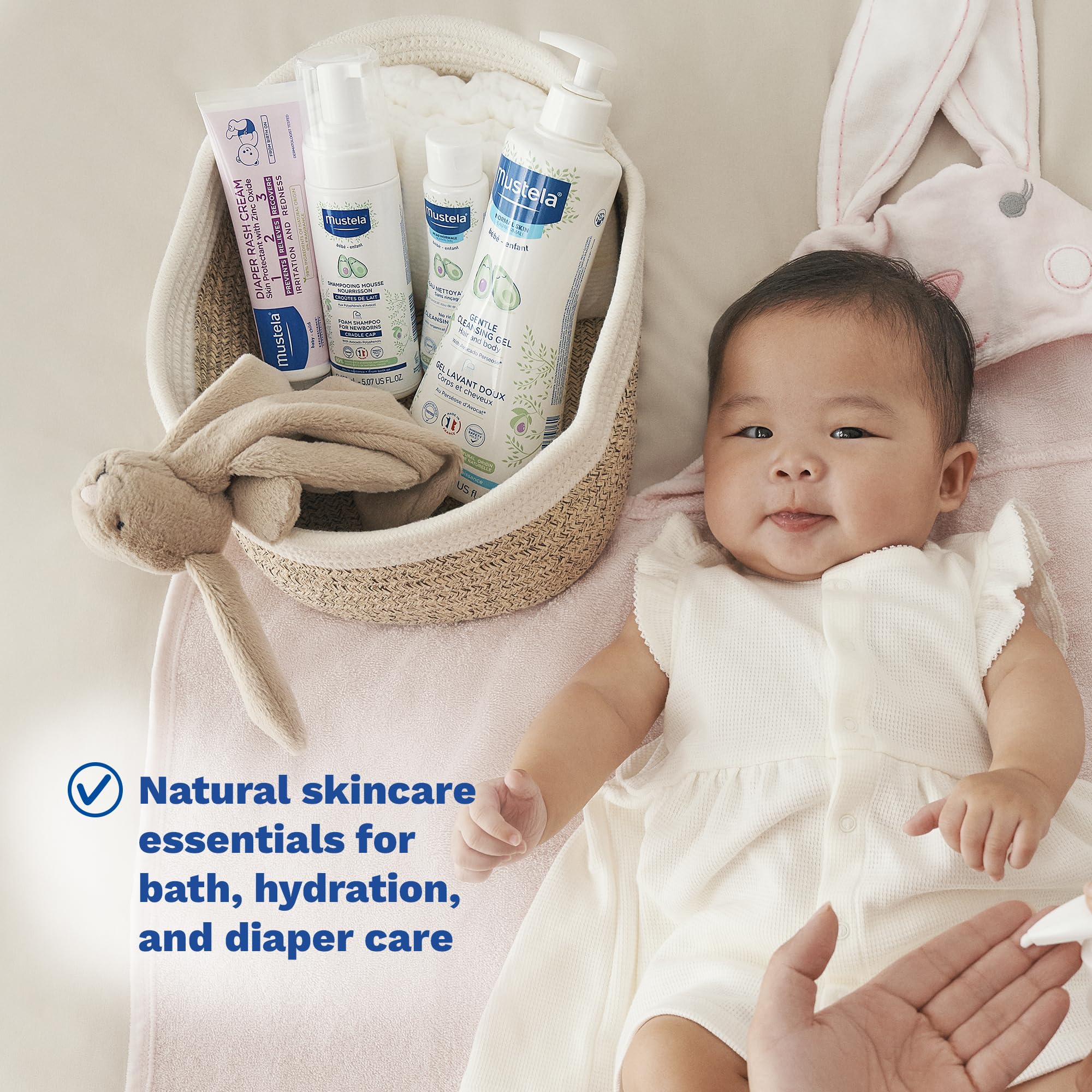 Mustela crema pañal en tubo, protección y alivio en cada cambio