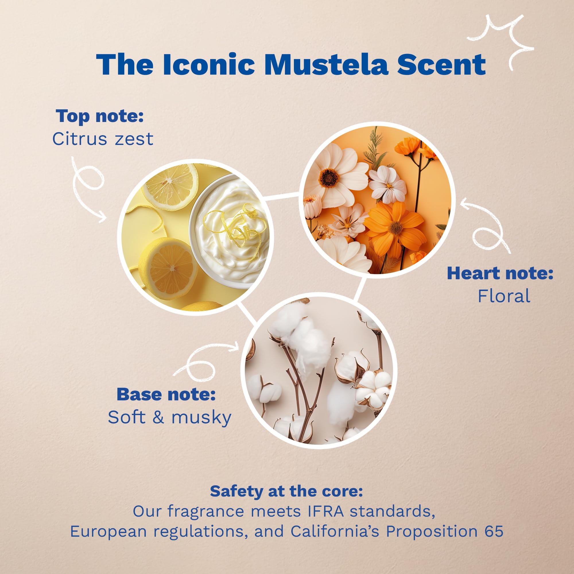 Mustela bottle staged in nursery setting conveying calm bedtime routine