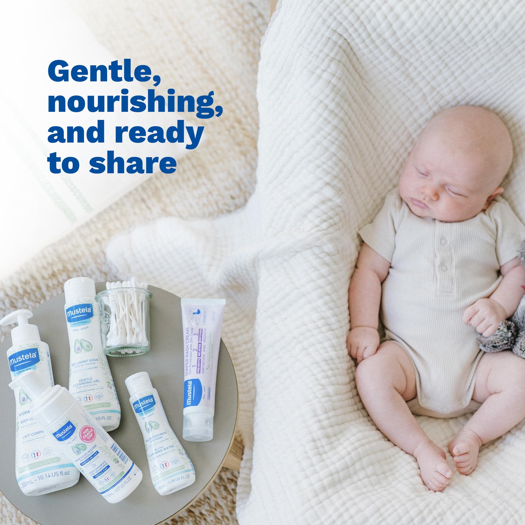 Mustela loción Hydra Bébé botella, hidratación duradera para la piel