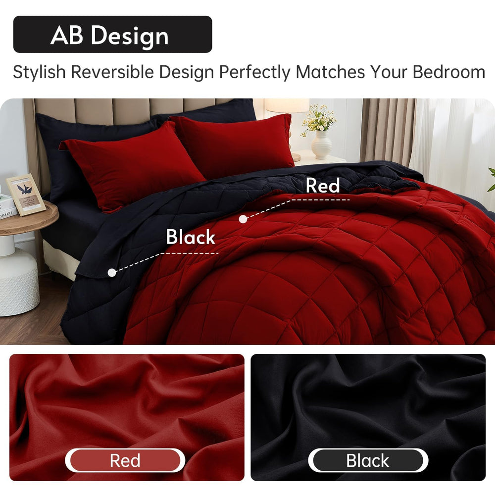 MUXHOMO lado rojo reversible que aporta calidez y contraste decorativo