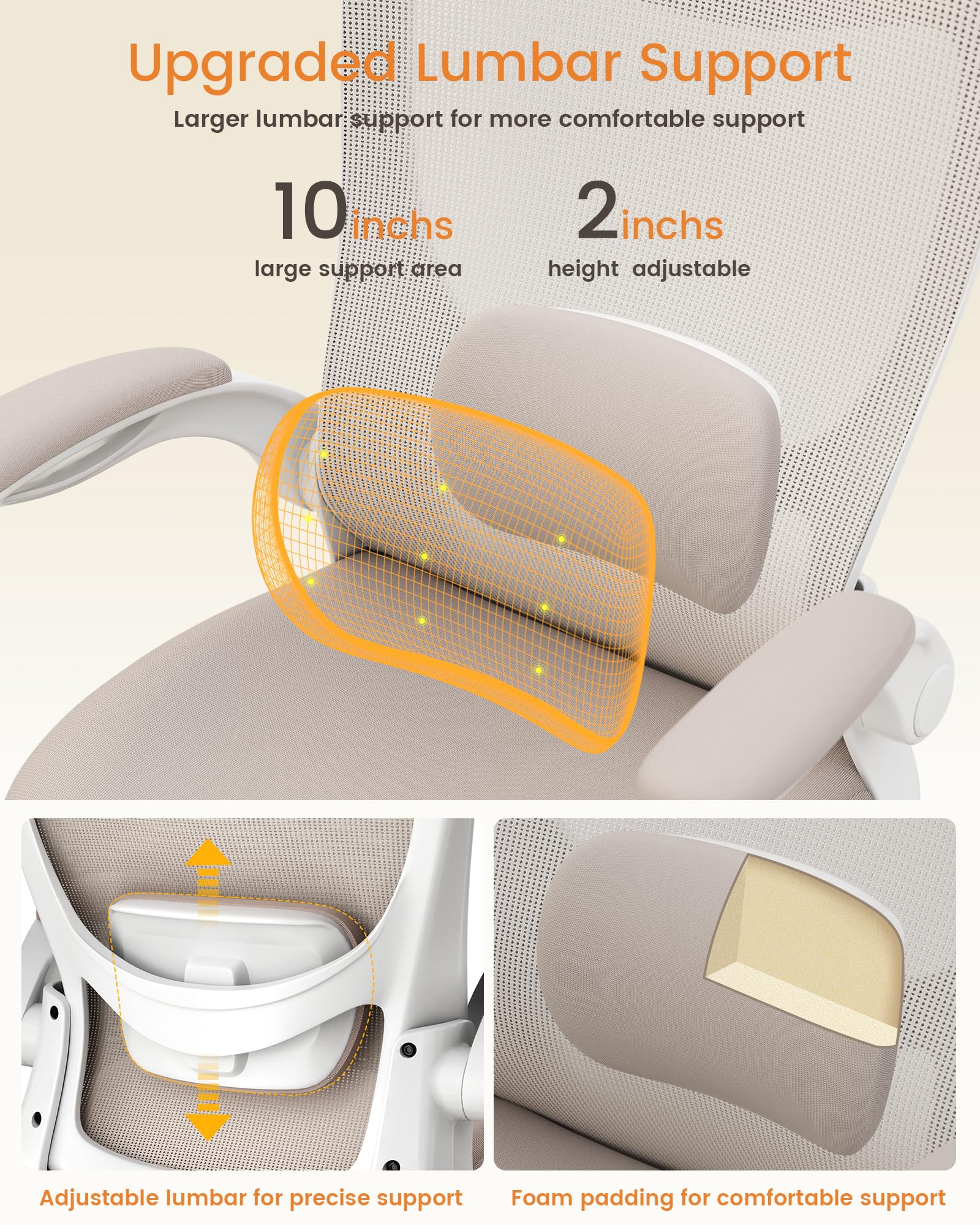 MUXX.STIL reposabrazos abatible para ahorrar espacio y proteger muñecas