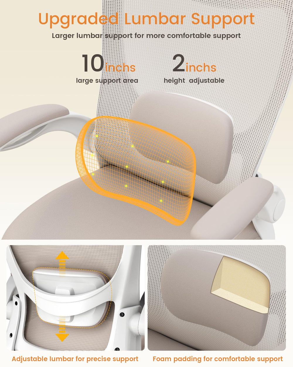 MUXX.STIL reposabrazos abatible para ahorrar espacio y proteger muñecas