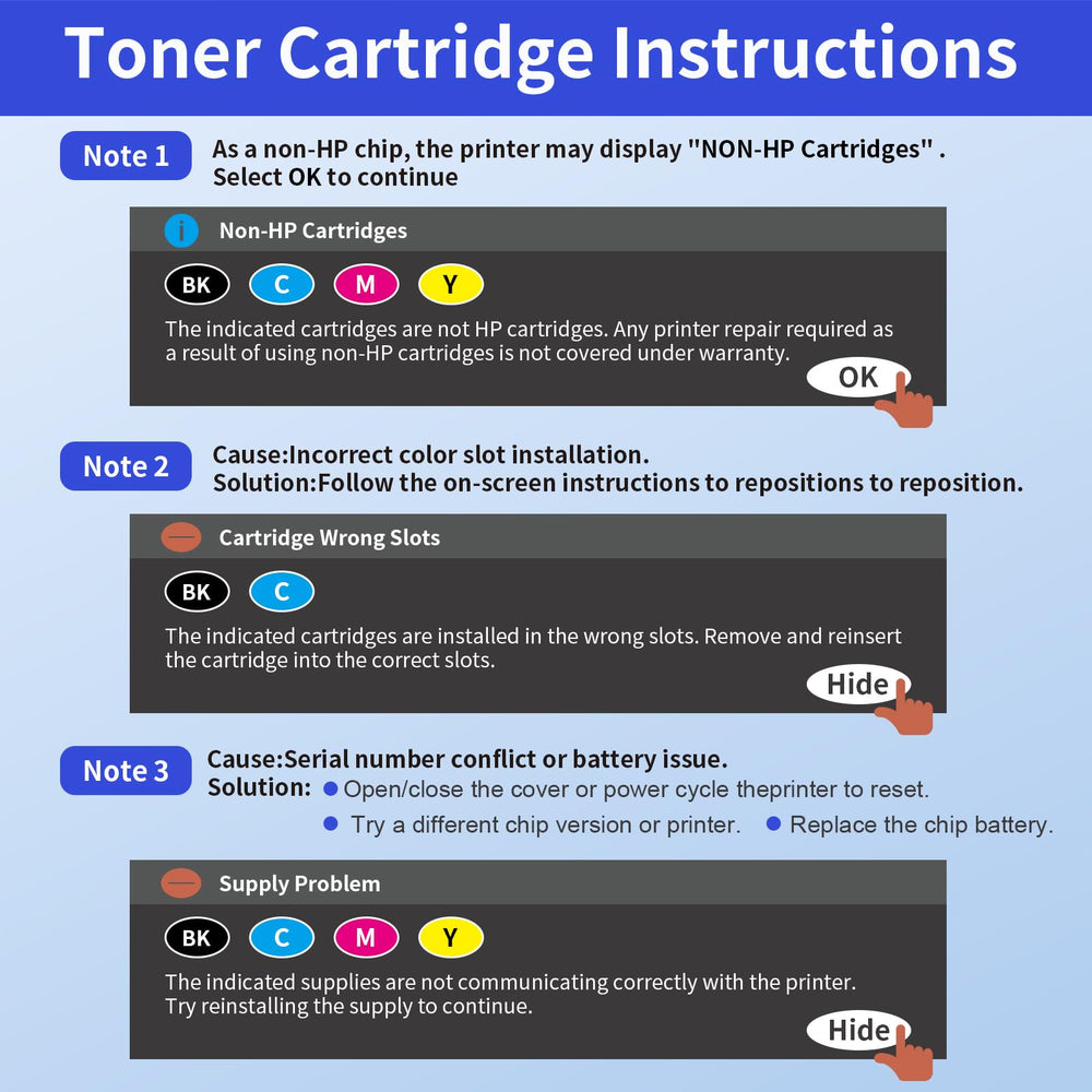 myCartridge caja y embalaje protegiendo los cartuchos durante envío
