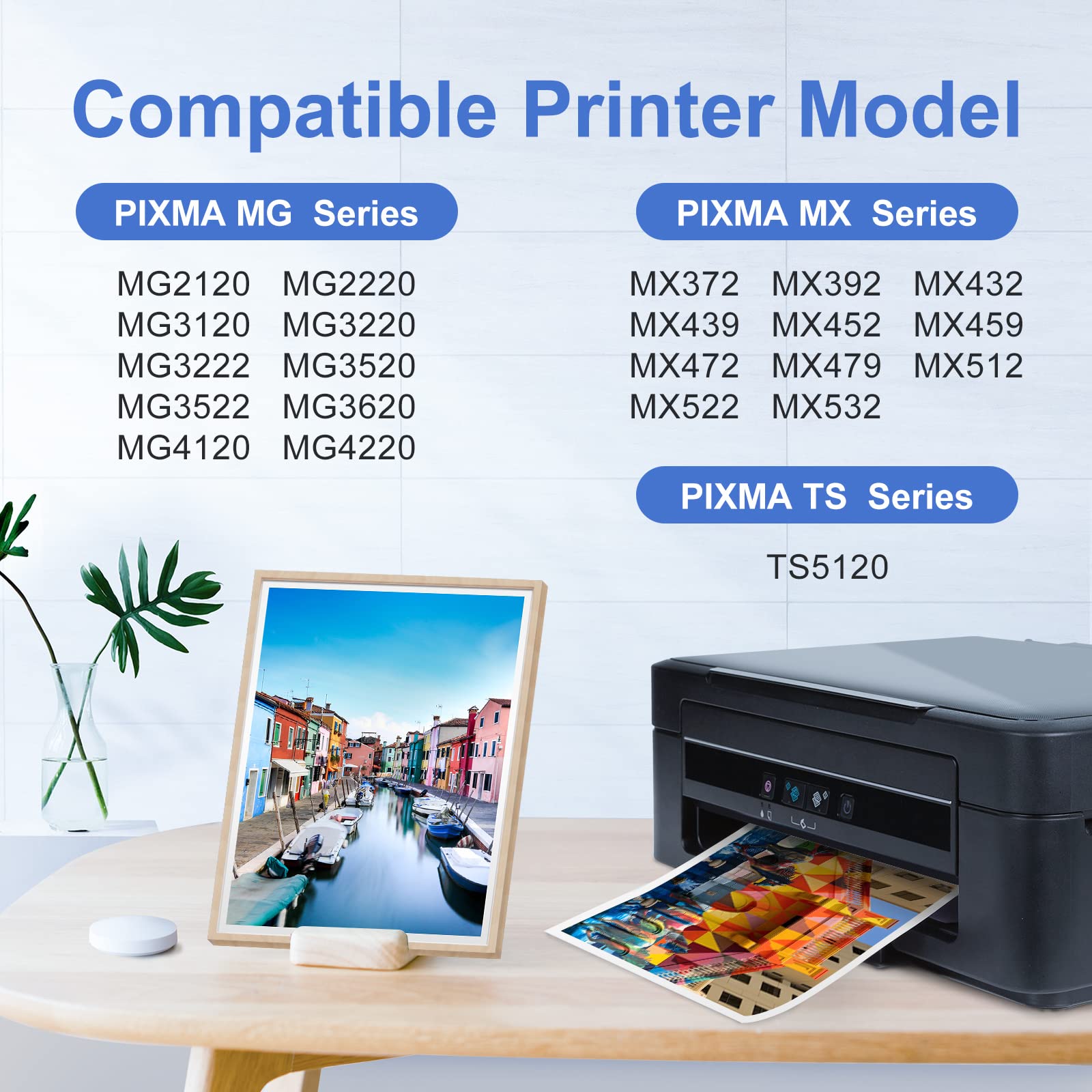 myCartridge SUPRINT boquilla del cartucho negro con acabado preciso