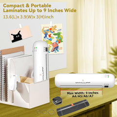 MYKLLIFF laminando una foto, protección duradera para recuerdos