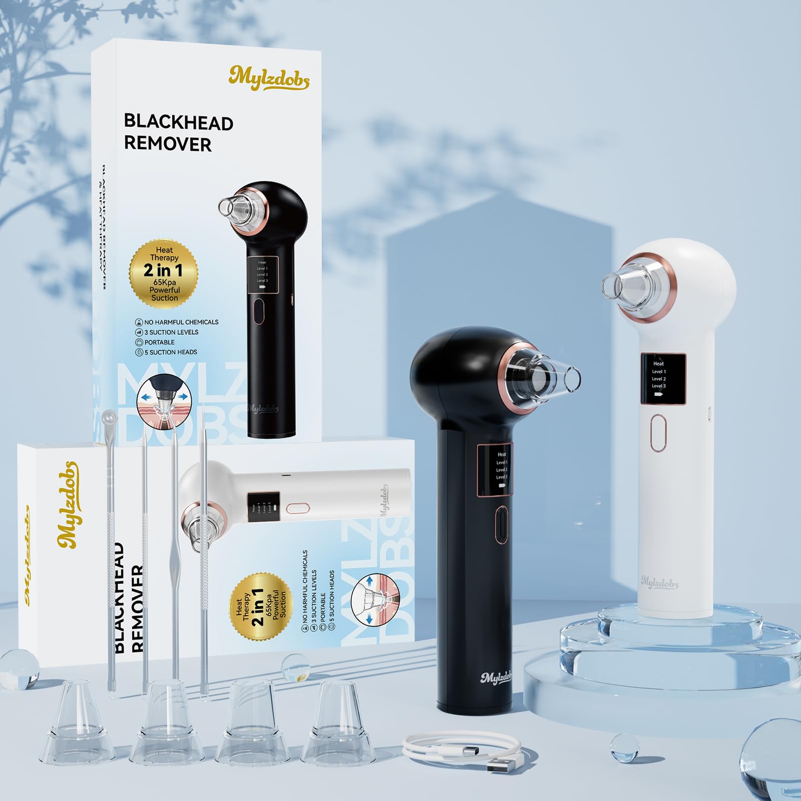 Mylzdobs producto en neceser listo para viaje y rutina facial fuera de casa