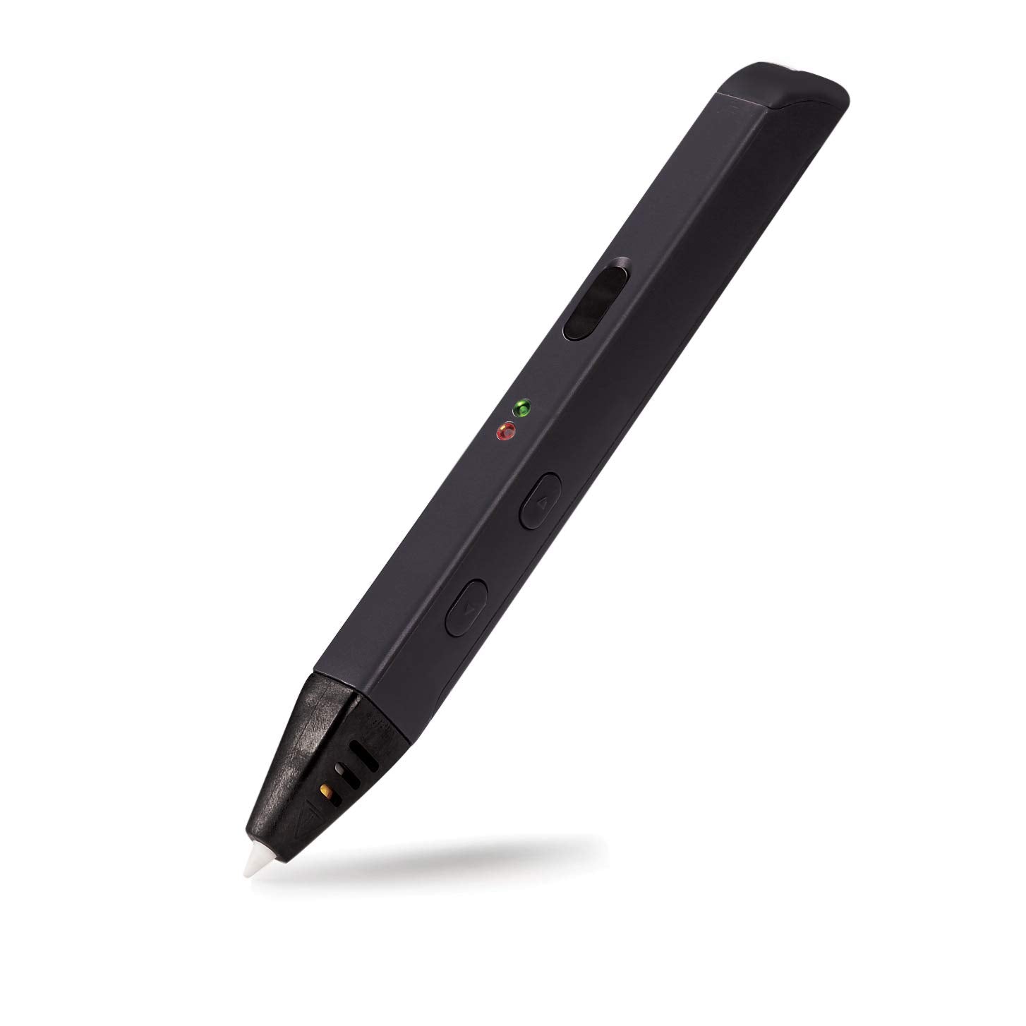 MYNT3D Super 3D Pen comparado con una mano para mostrar tamaño compacto y confort