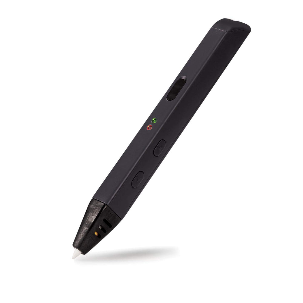 MYNT3D Super 3D Pen comparado con una mano para mostrar tamaño compacto y confort