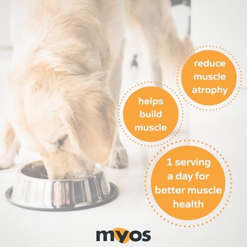 MYOS Canine Muscle Formula administración en clínica veterinaria profesional