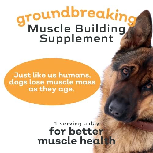 MYOS Canine Muscle Formula etiqueta con Fortetropin e ingredientes claves